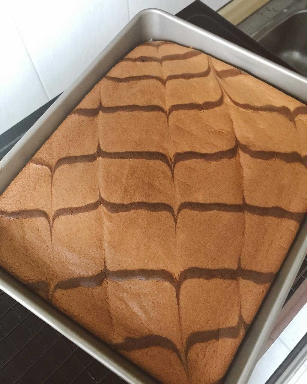 切块酸奶戚风
