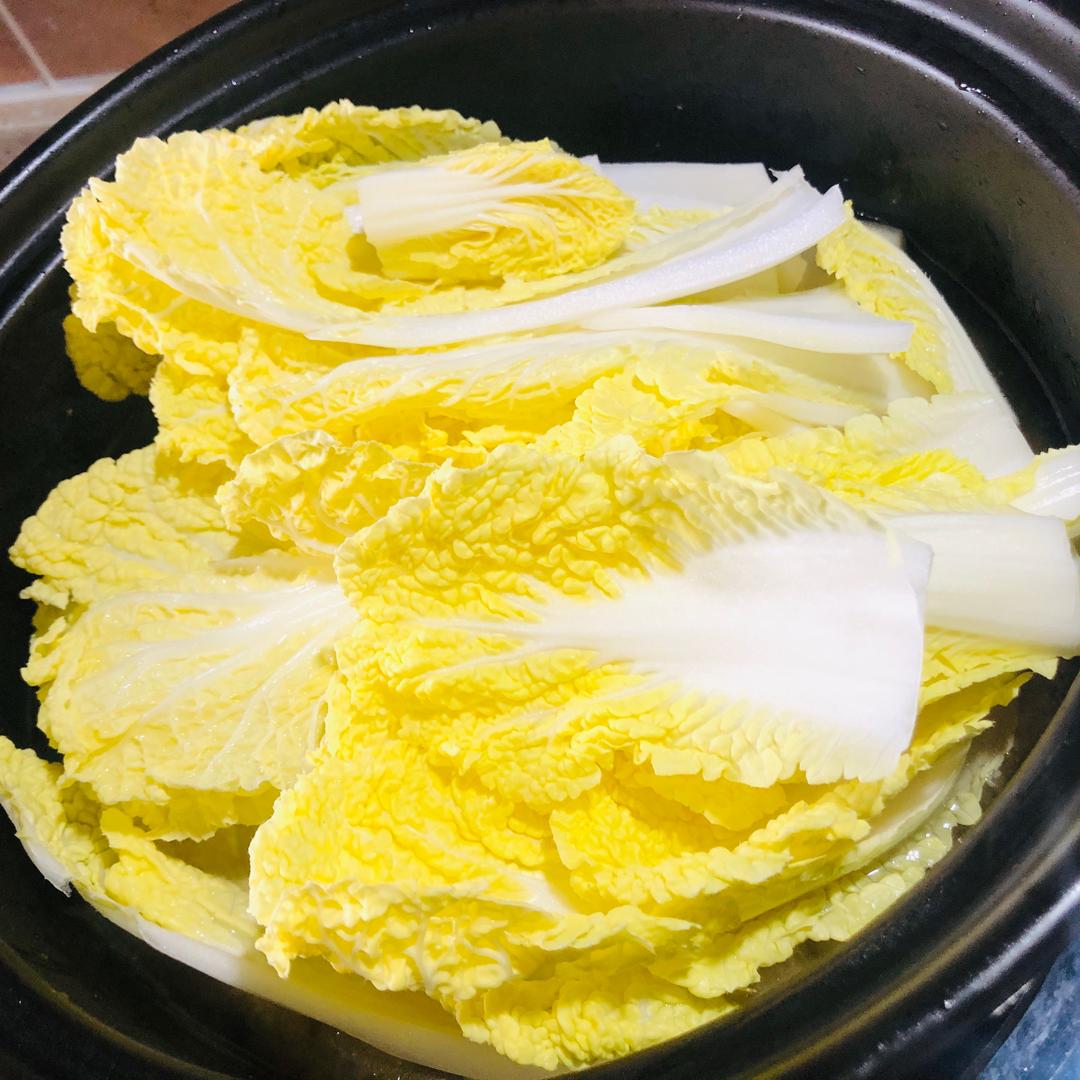 皮肚白菜煲的做法 步骤8