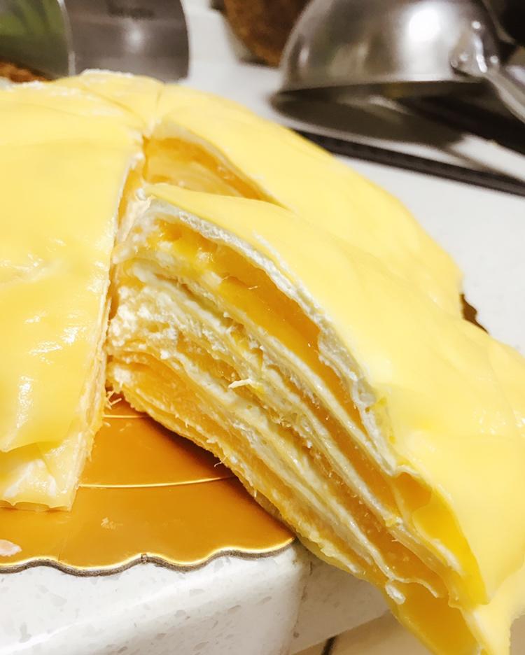 零基础做芒果千层蛋糕（8寸）