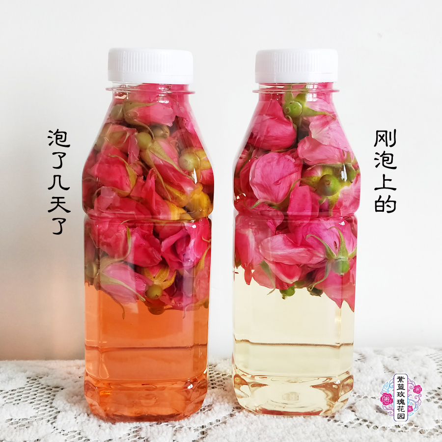 自制玫瑰醋的制作方法 泡平阴玫瑰鲜花的做法 步骤2