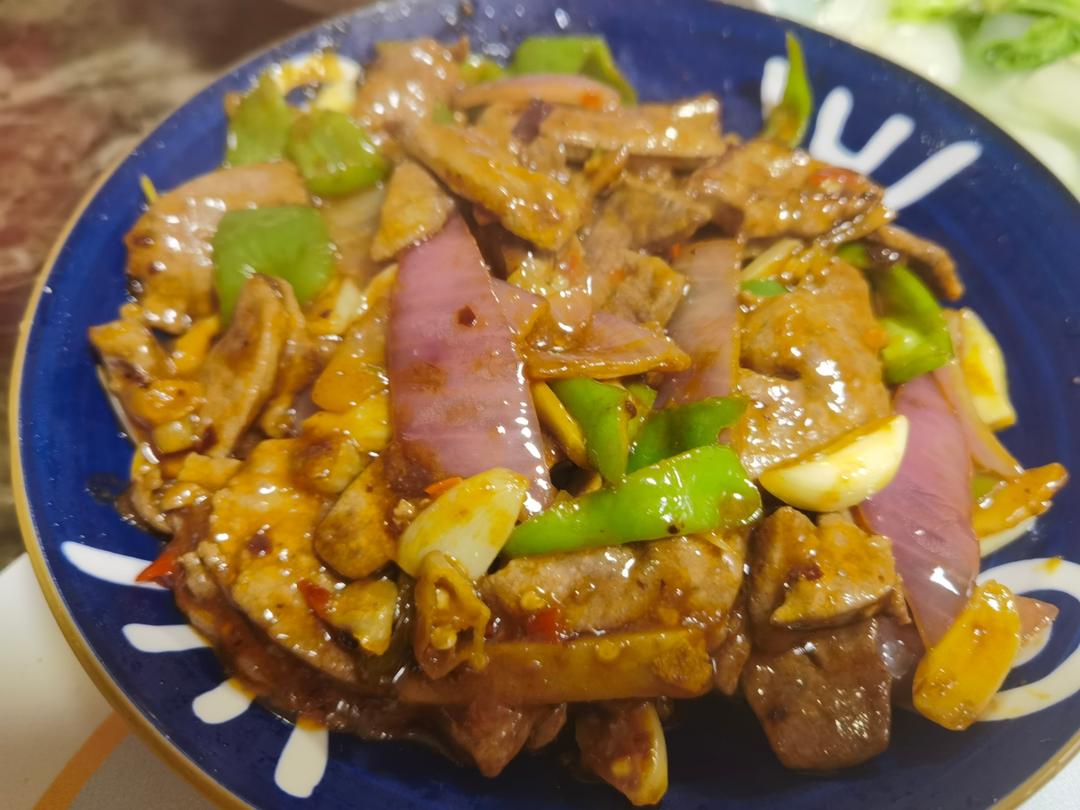 这样炒的猪肝鲜嫩入味，一点都不腥，特别好吃😋