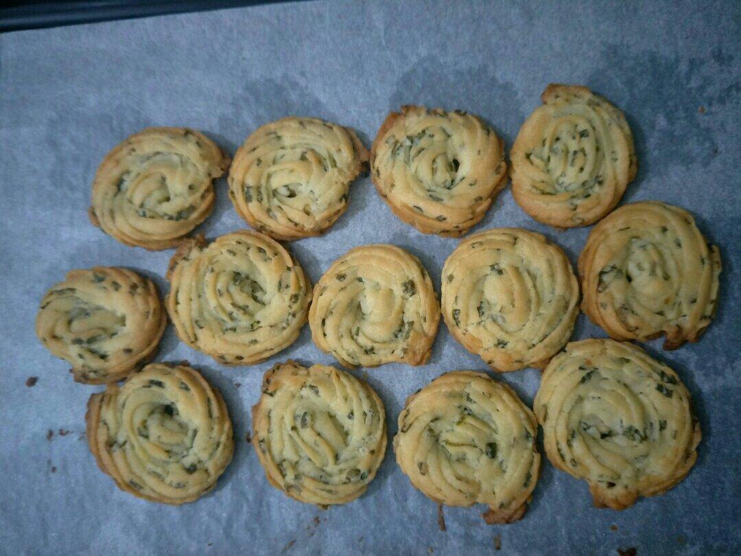 香酥又好挤的香葱曲奇