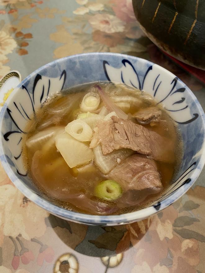 韩餐馆的解酒汤💋🥣韩式牛肉萝卜汤的做法