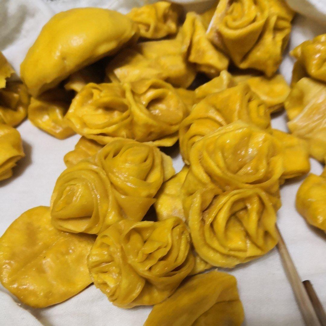 南瓜花卷馒头