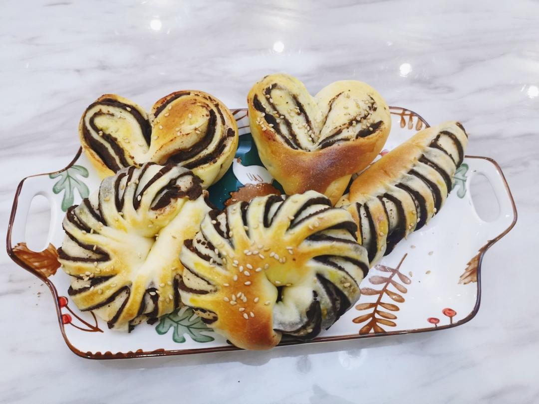 豆沙面包|包含5种整形方法|干货篇
