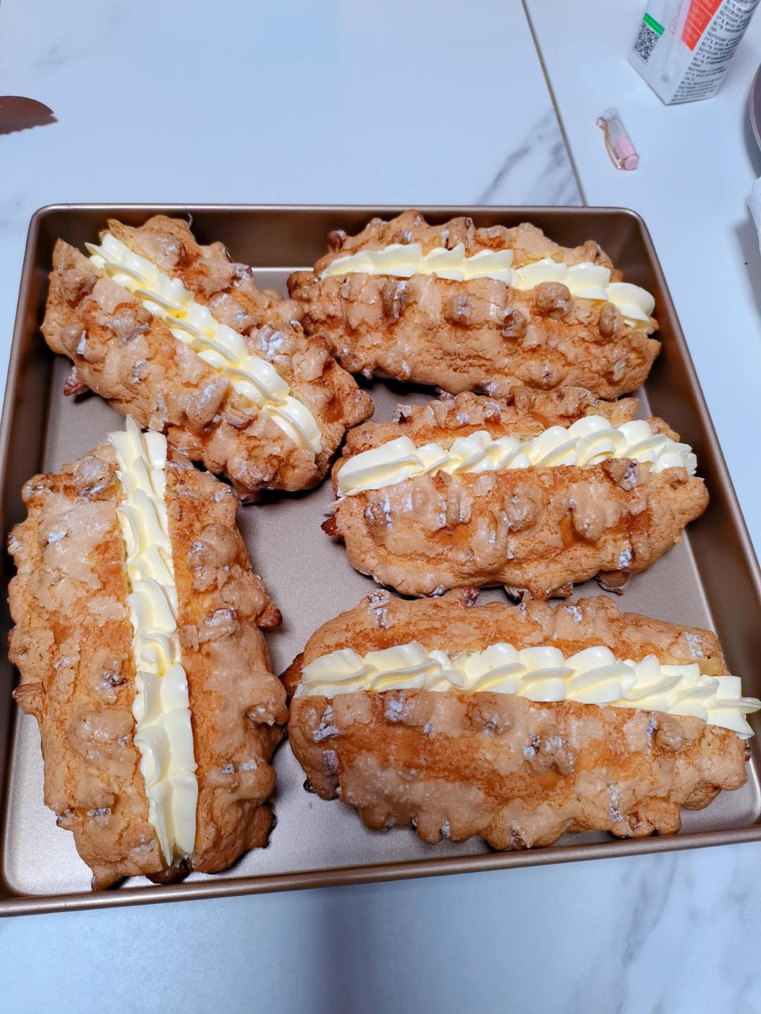 建议收藏 花3天时间 做核桃马里奥面包教程 还有酥皮保软测试对比