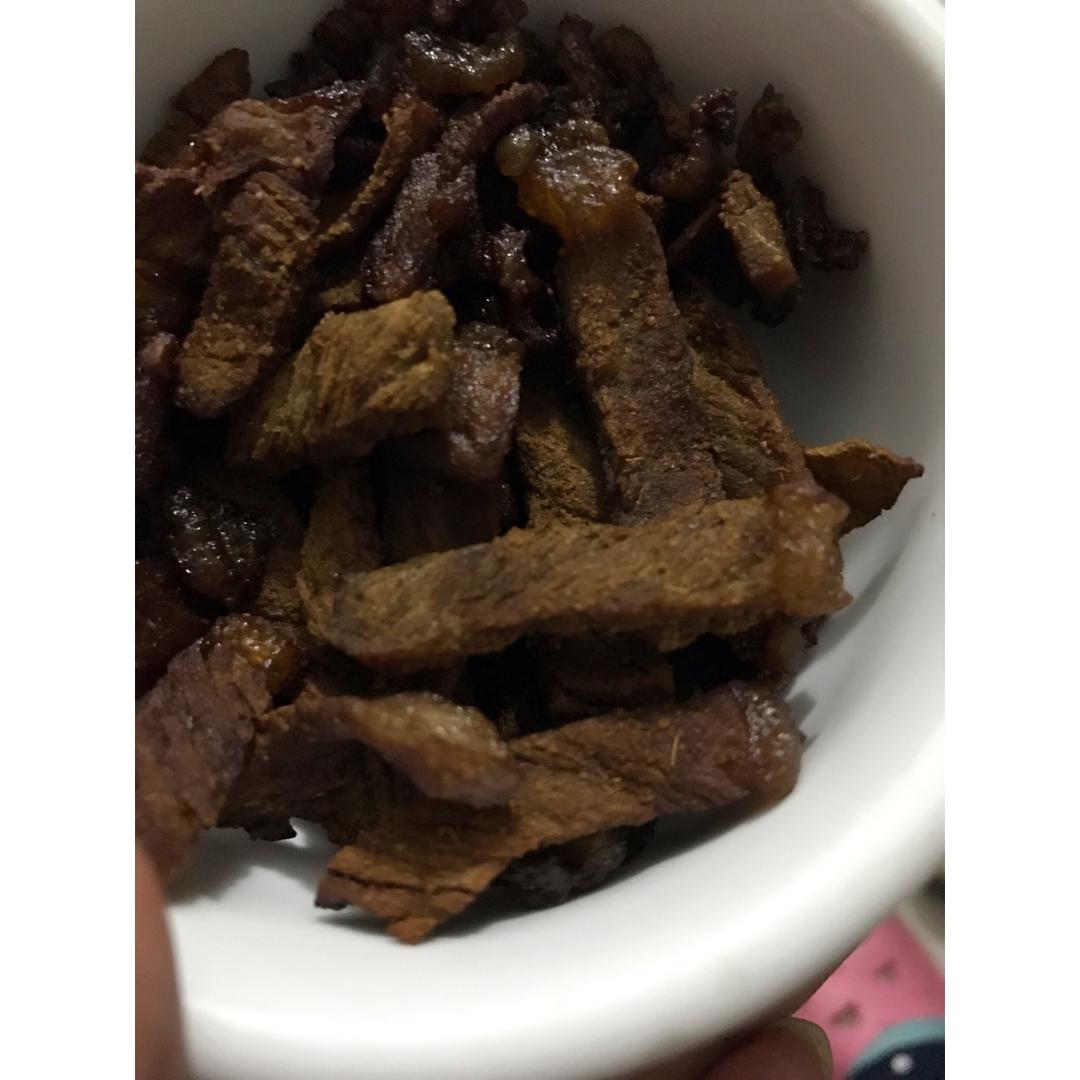 快手烤牛肉干