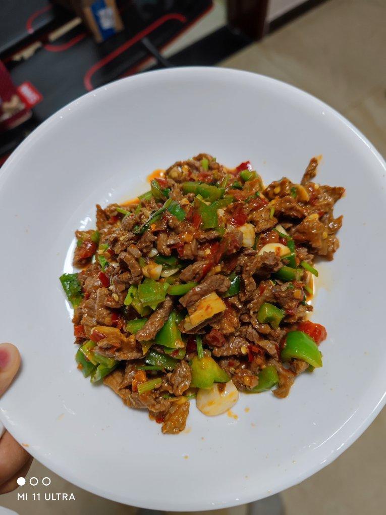 往日的余晖做的厨师长教你碎炒牛肉的家常做法开胃又下饭先收藏起来