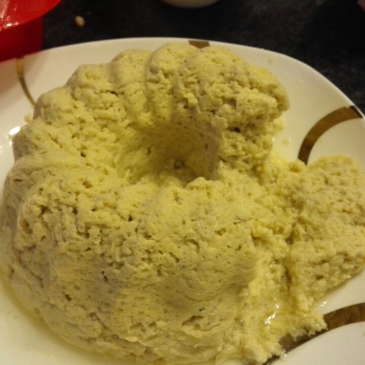 免烤微波炉无油无低粉豆渣蛋糕