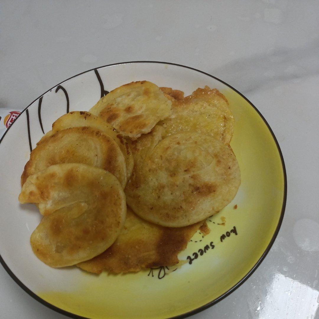 【面食】烙糖饼（消耗包饺子剩的面）