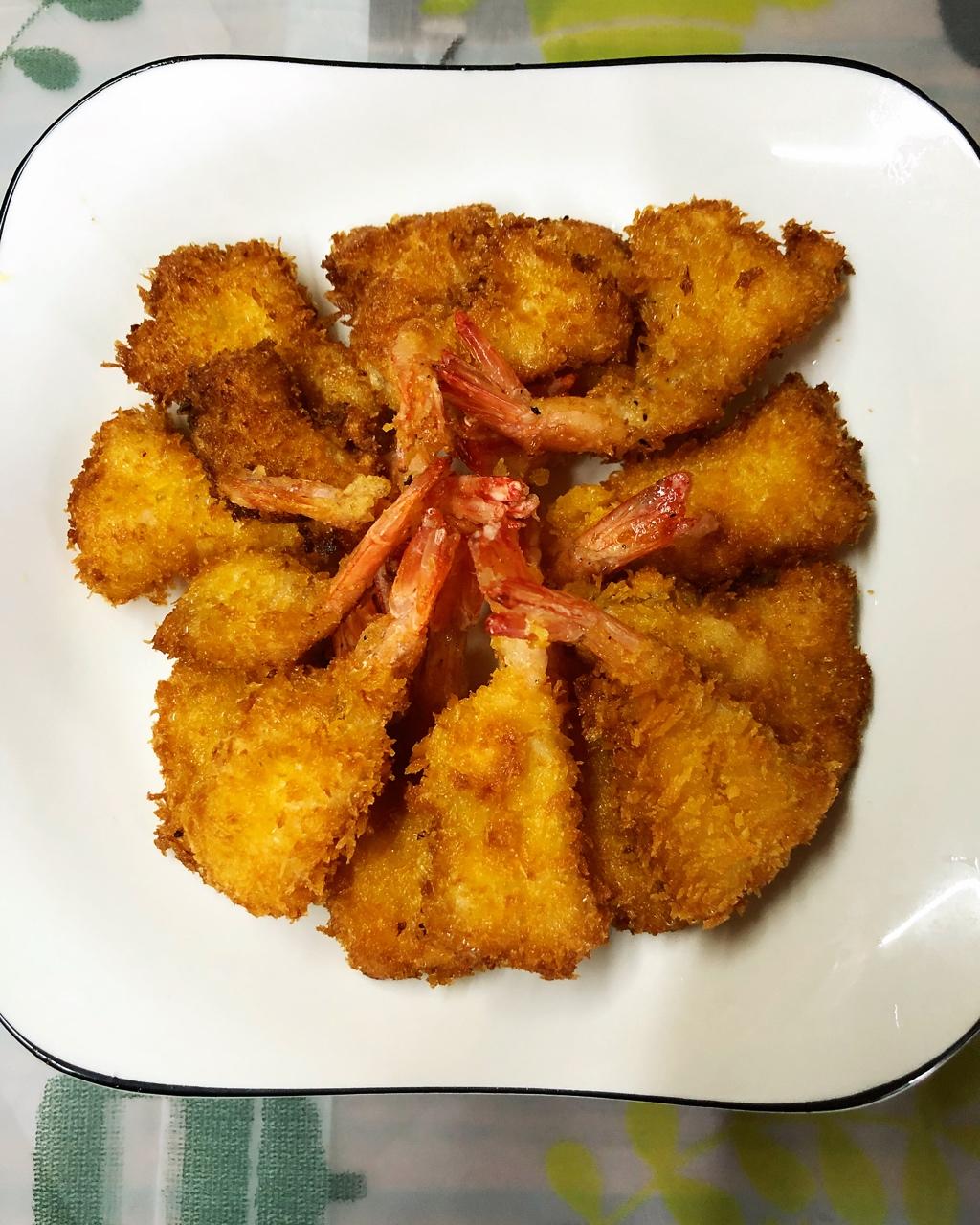 面包糠炸虾