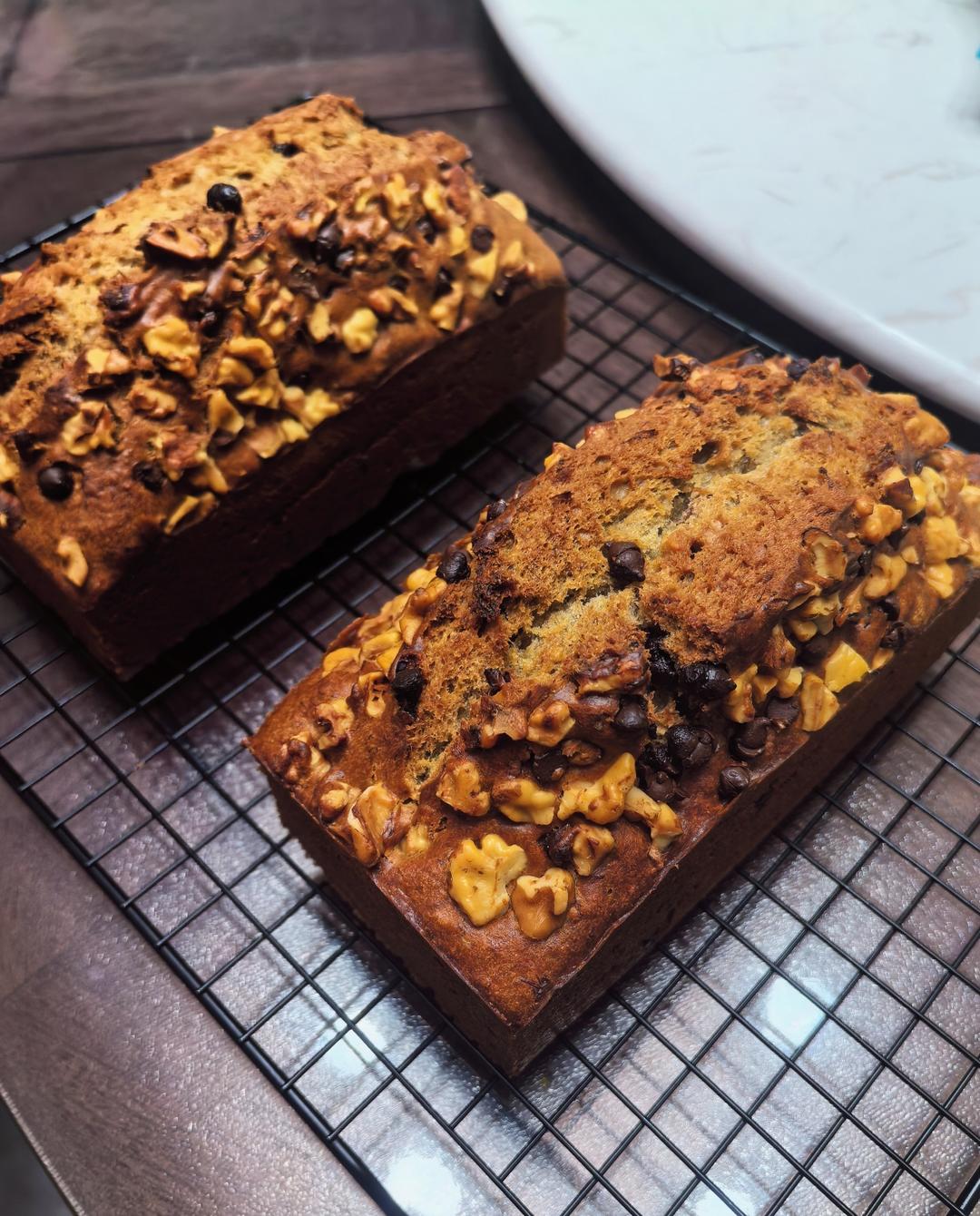 香蕉核桃面包banana bread
