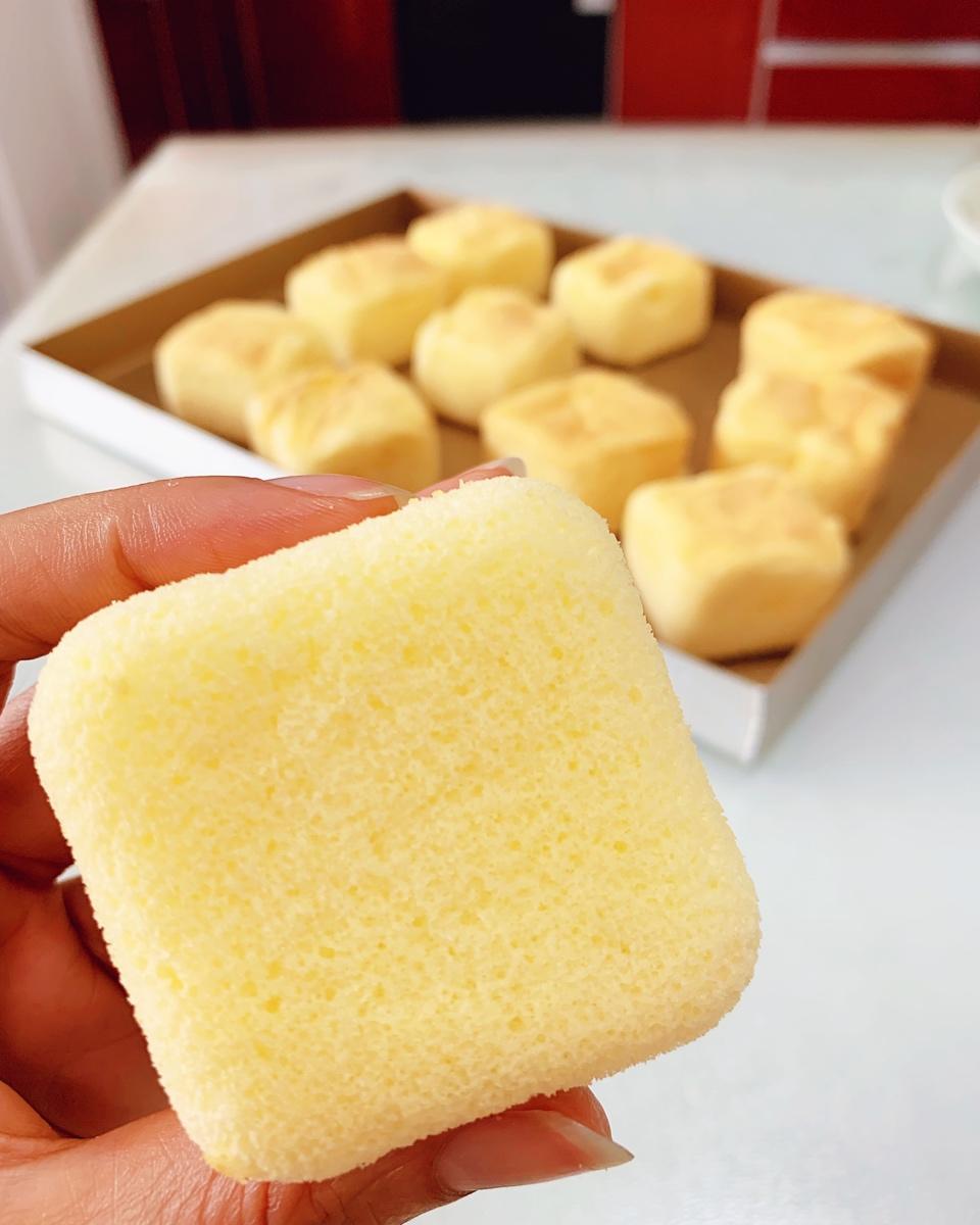 淡奶油戚风～柔软细腻奶味十足