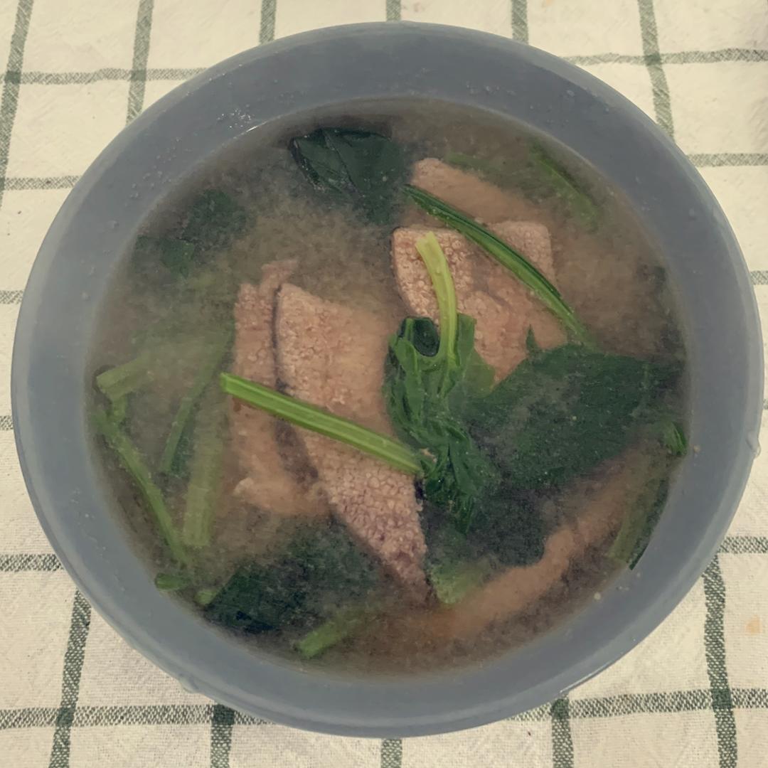 菠菜猪肝汤