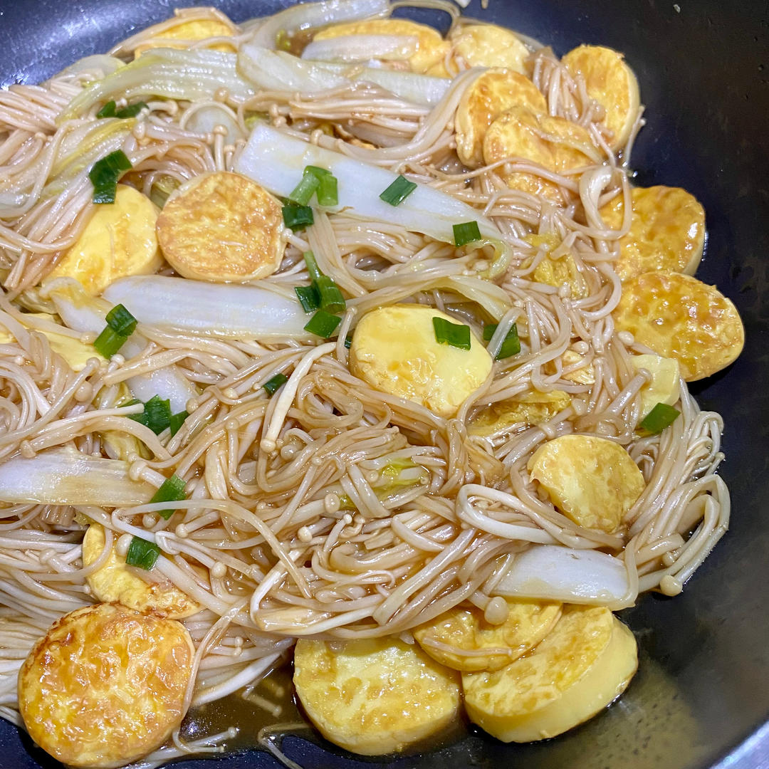 超级下饭菜--金针菇日本豆腐