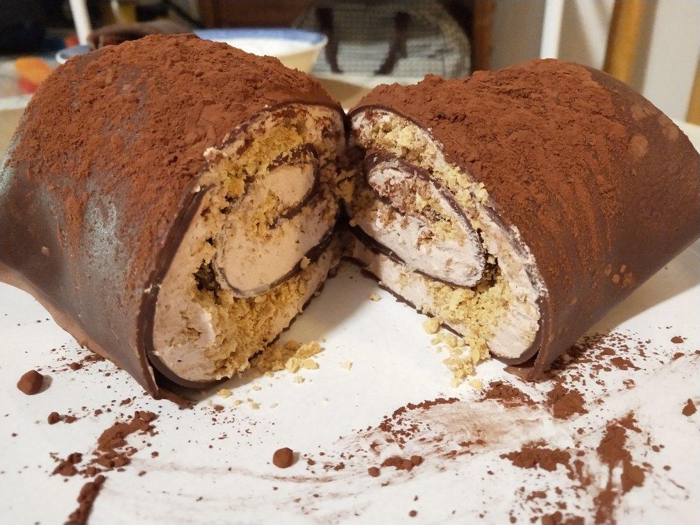 巧克力奥利奥毛巾卷