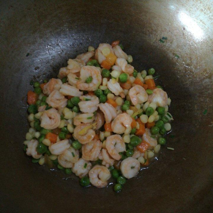 青豆玉米虾仁