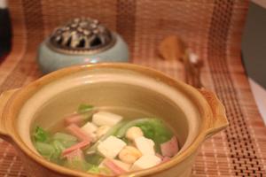 【知否菜谱】大娘子的火腿莲子豆腐羹的做法 步骤3