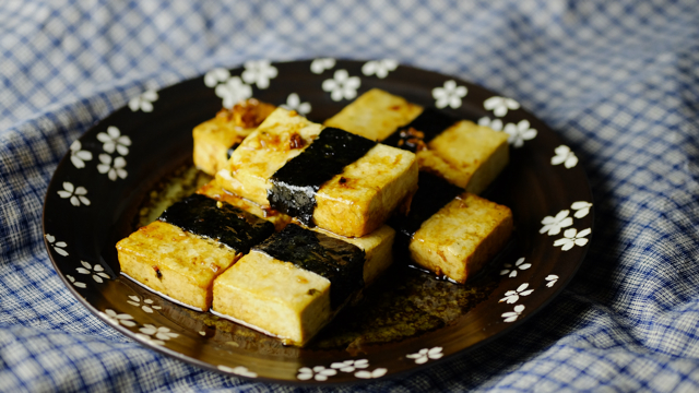 日式照烧海苔豆腐