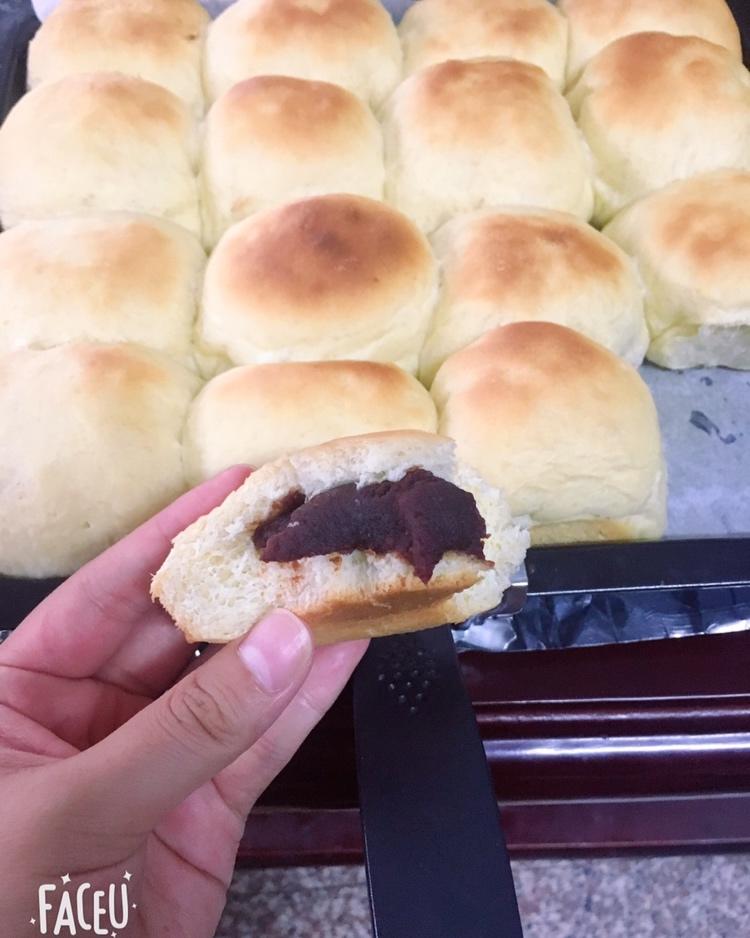 奶黄小餐包-一次发酵超好吃（附快手奶黄馅制作方法）