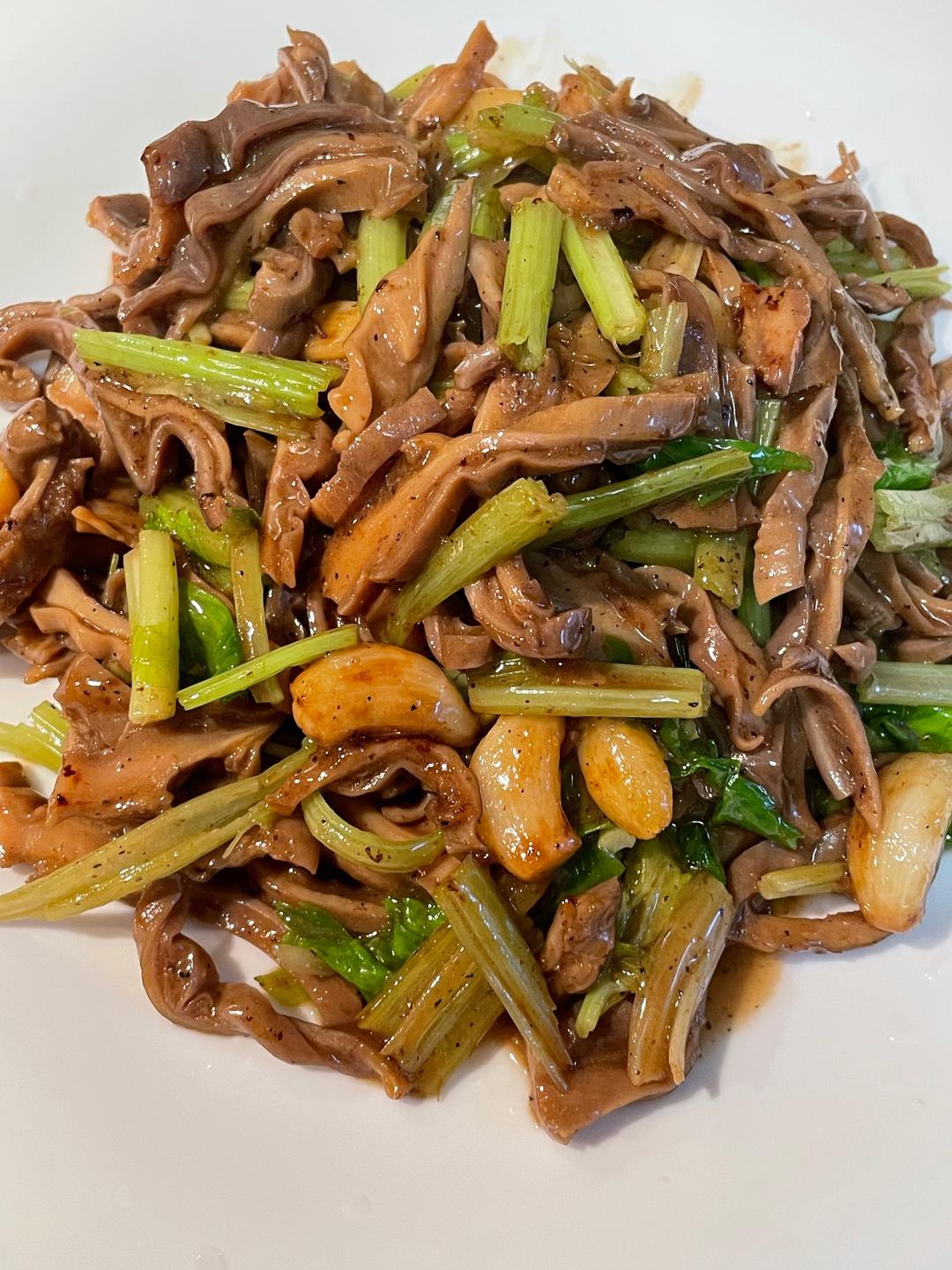 蒜香肚丝的做法