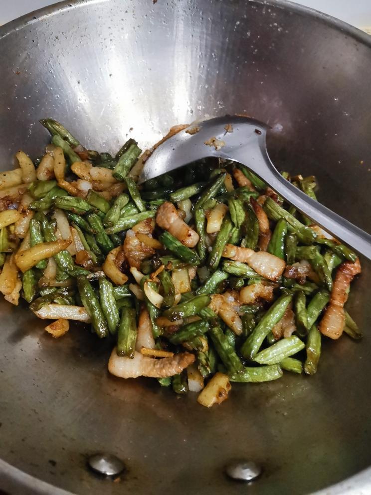 干煸芸豆土豆条