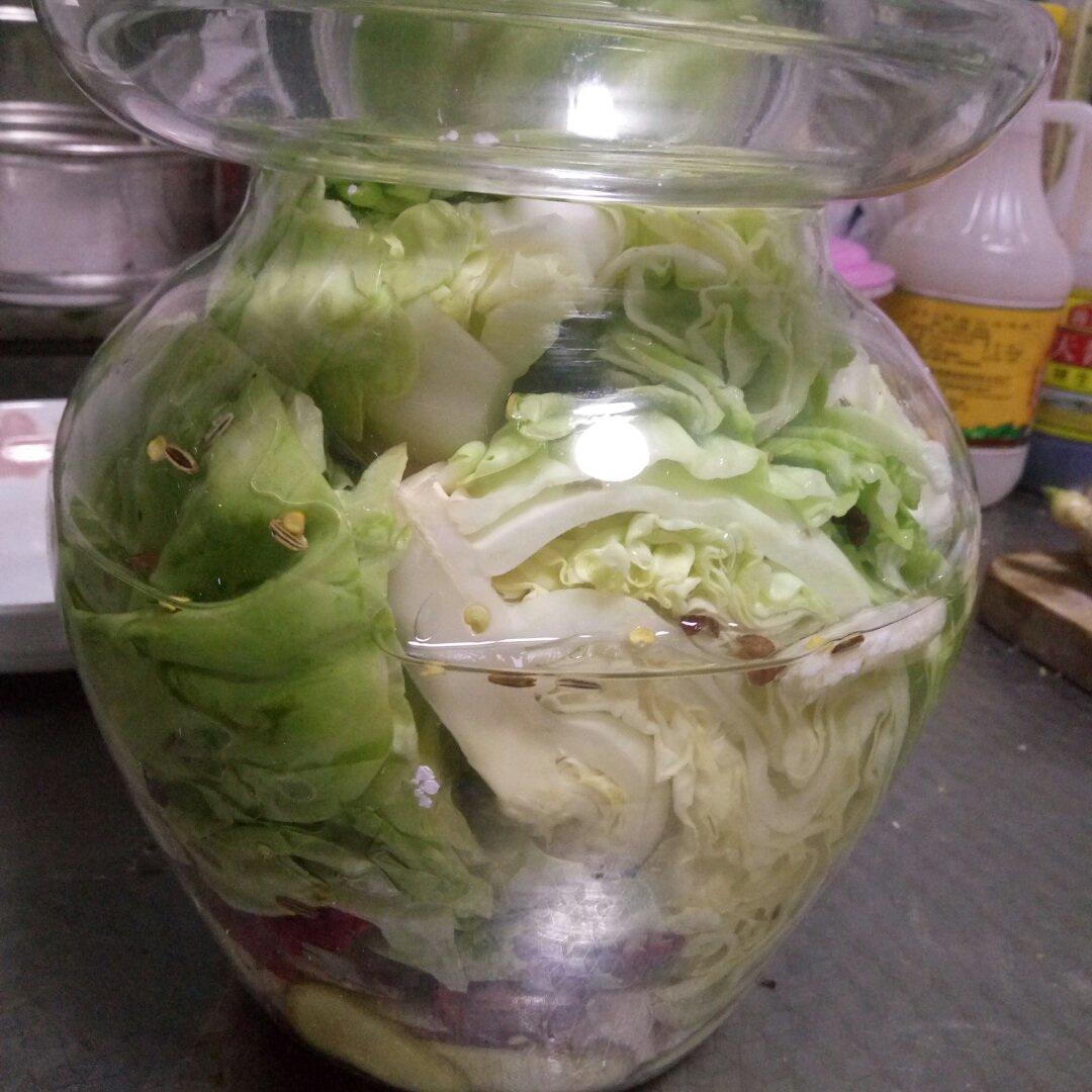 用玻璃瓶做四川泡菜