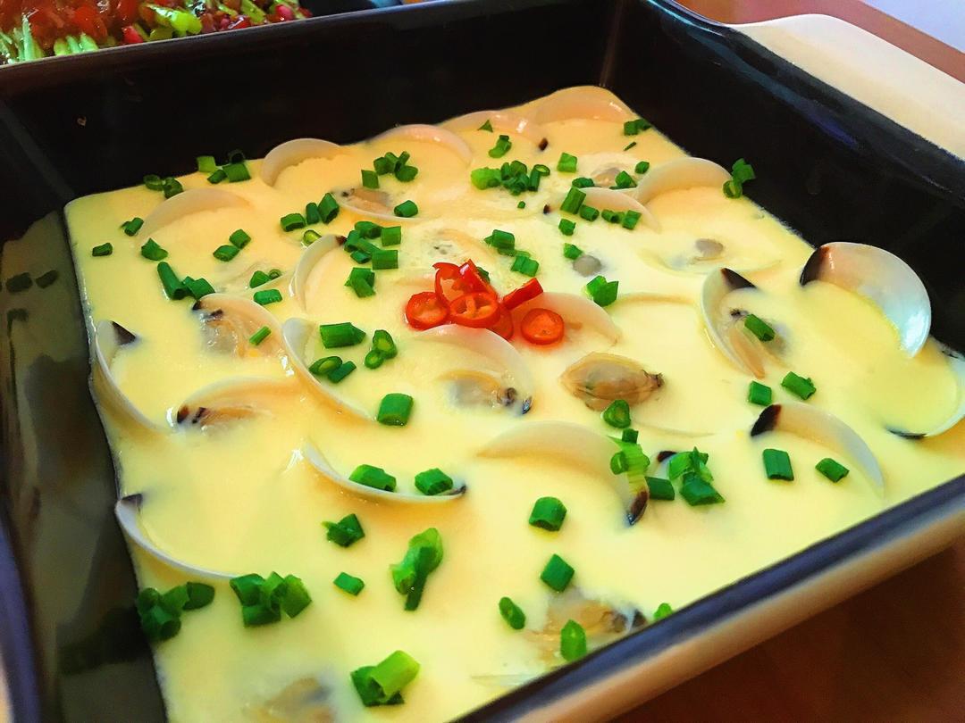 超滑嫩的蛤蜊炖蛋