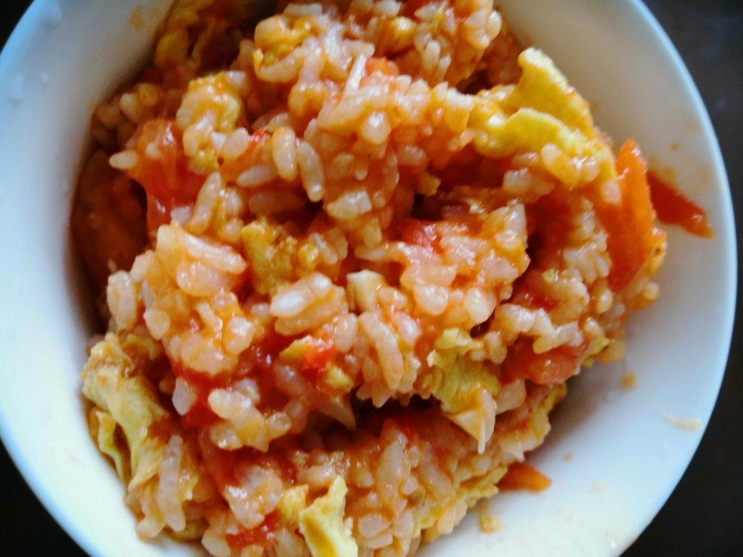 番茄鸡蛋炒饭