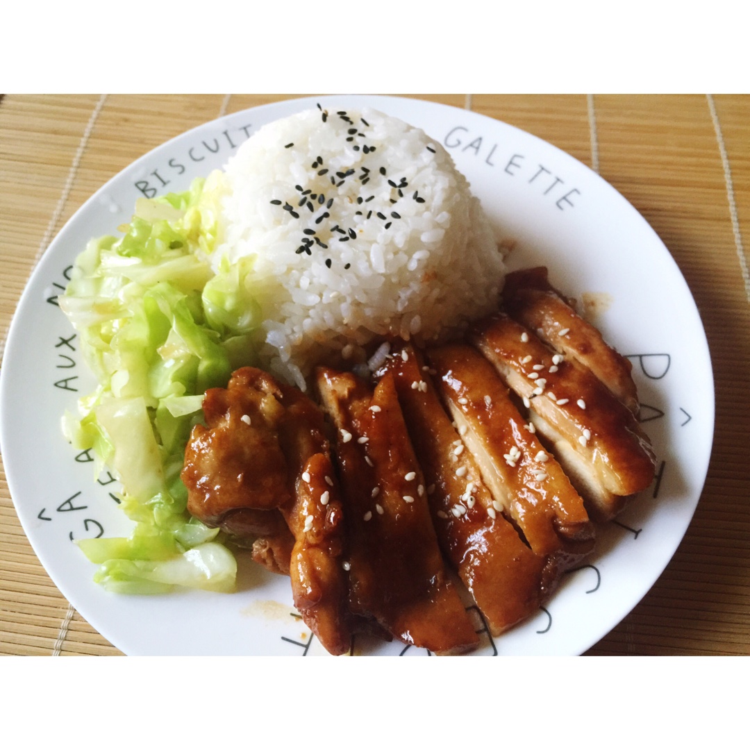 照烧鸡腿饭