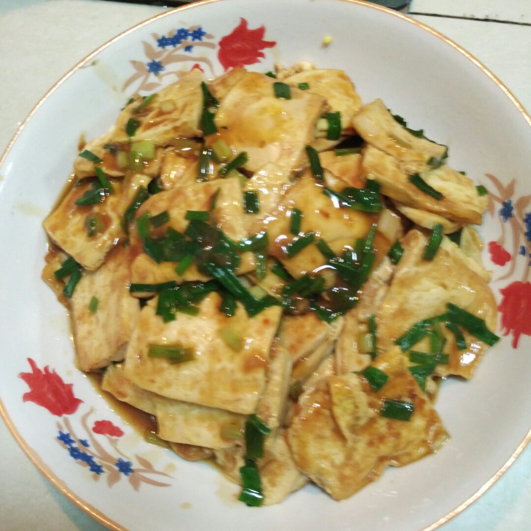蚝油嫩豆腐
