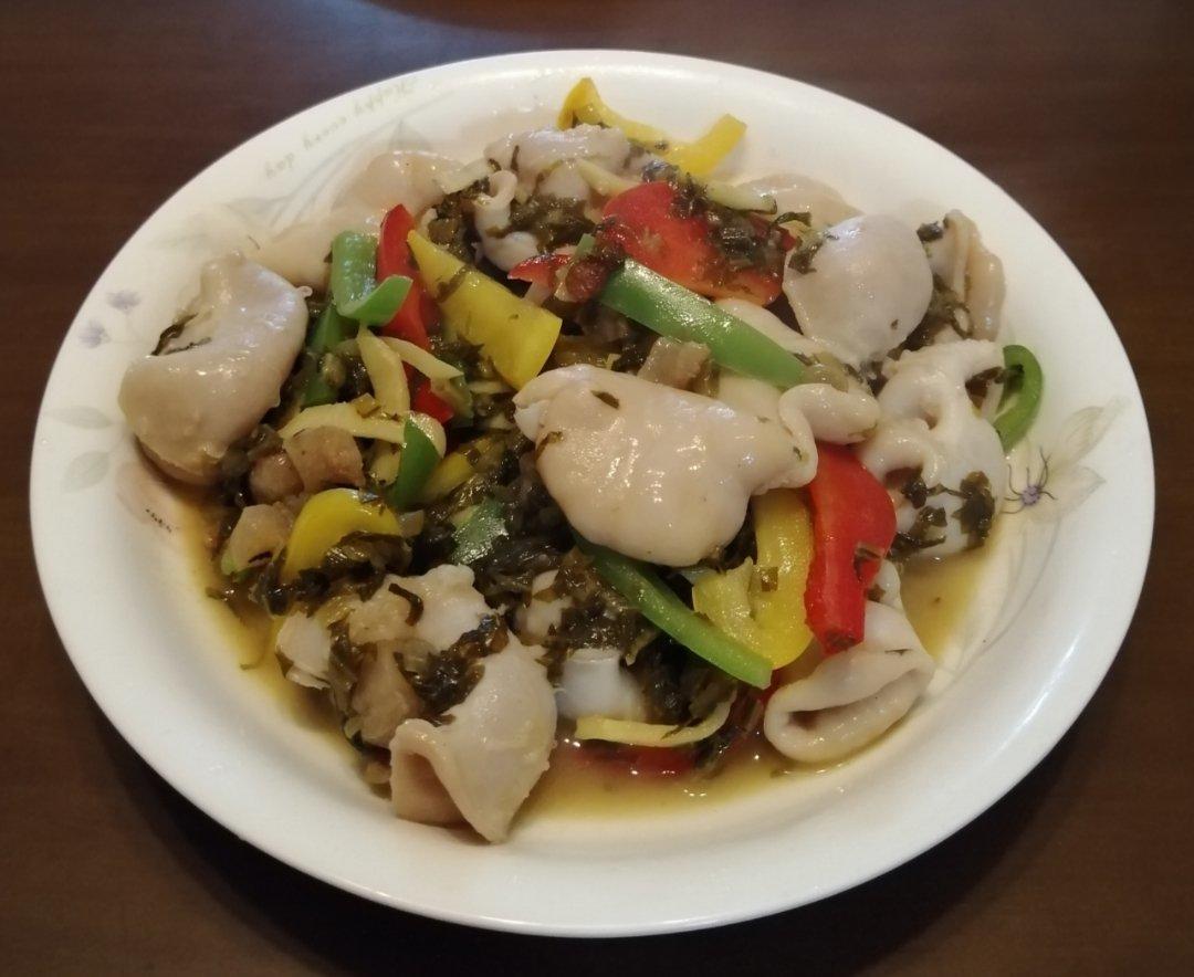 酸菜炒大肠