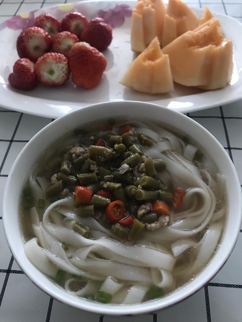 快手早餐-酱汤面，汤都喝光