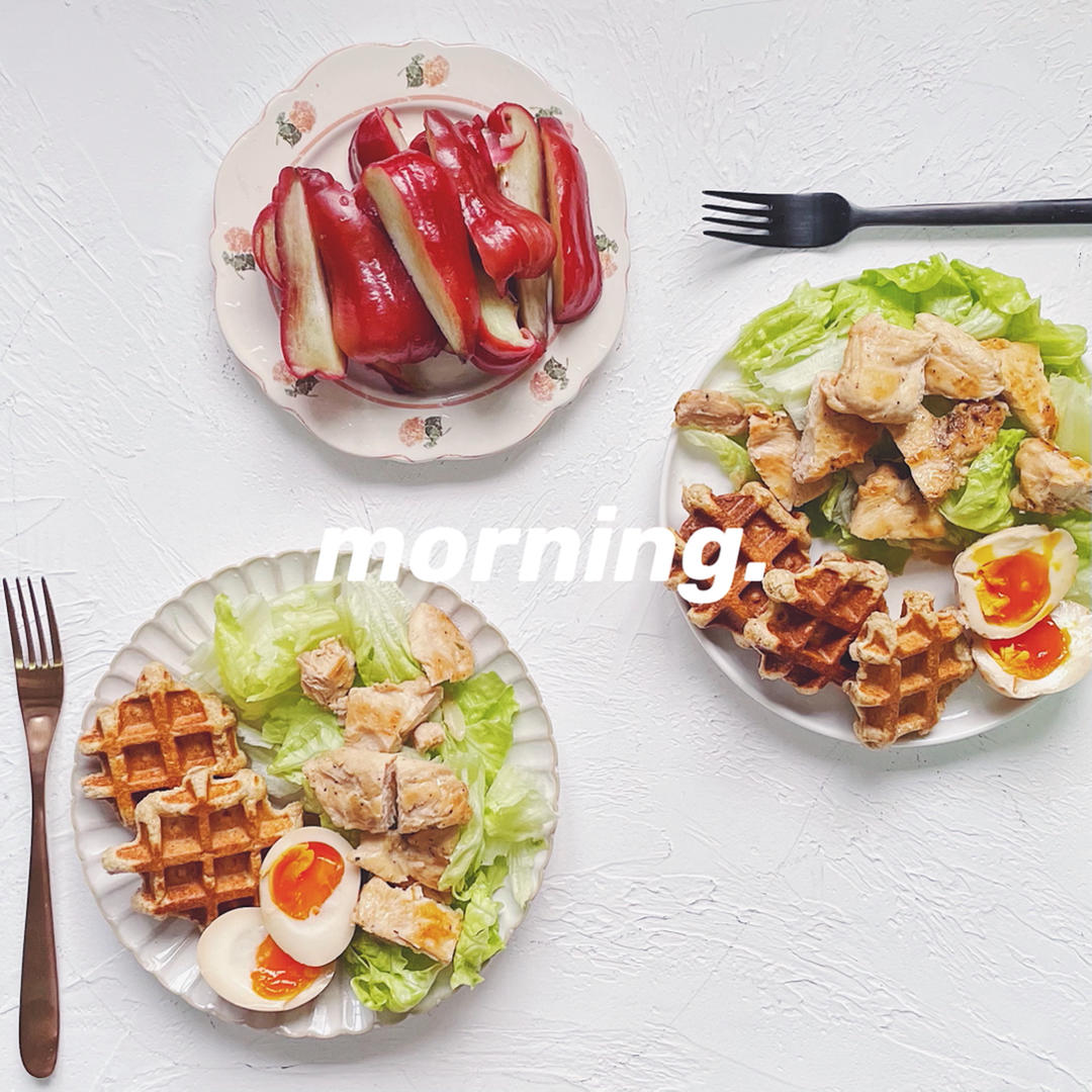 椰子华夫饼（酵母版）