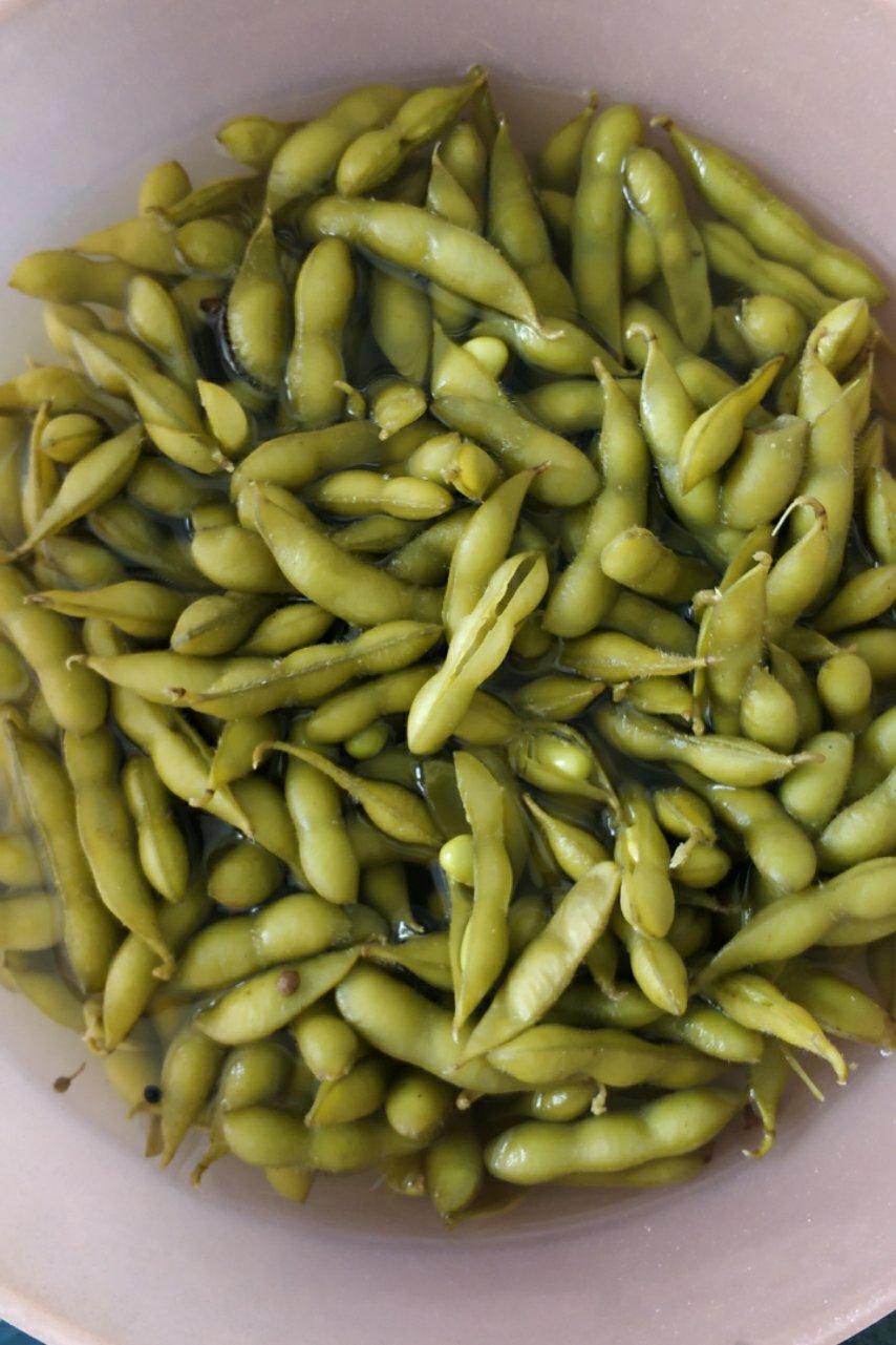 懒化版煮毛豆鸡蛋