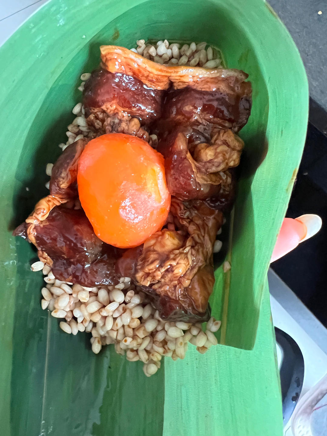 妈咪的♥️私房秘制咸蛋黄肉粽