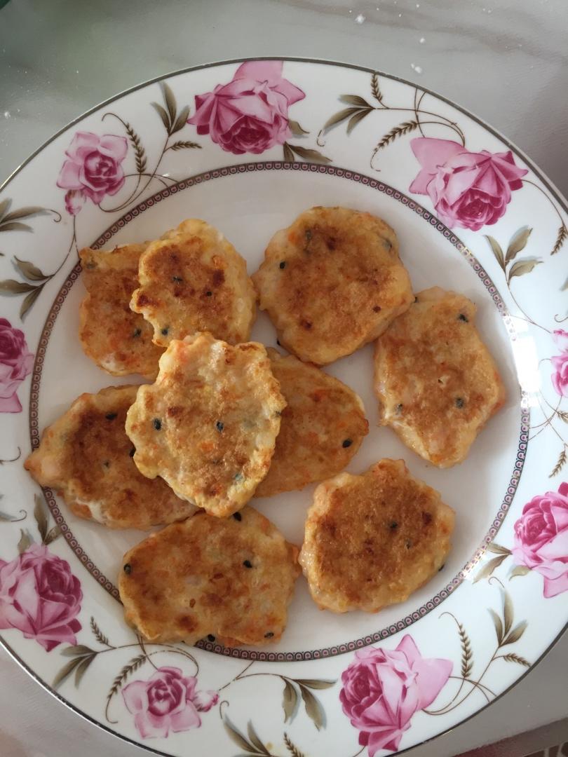 一岁宝宝食谱.鲜虾饼