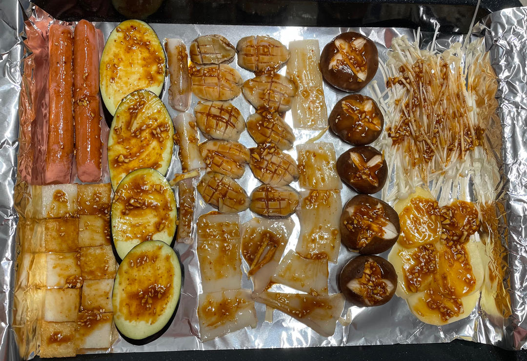 镜子3703做的烤箱烧烤