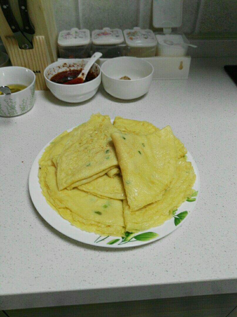 快速早餐鸡蛋葱花饼