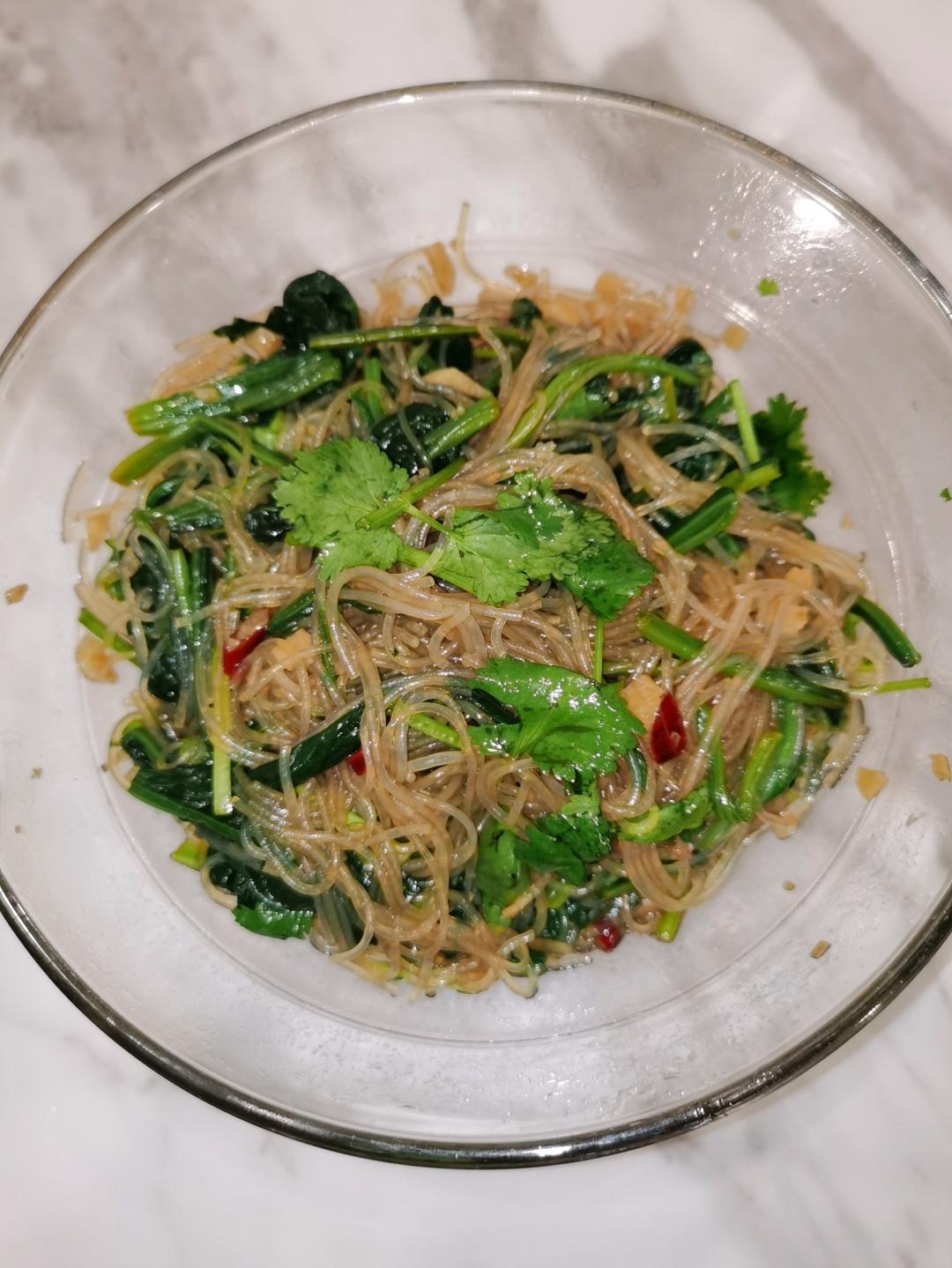 万能凉拌菜料汁（凉拌菠菜粉丝）