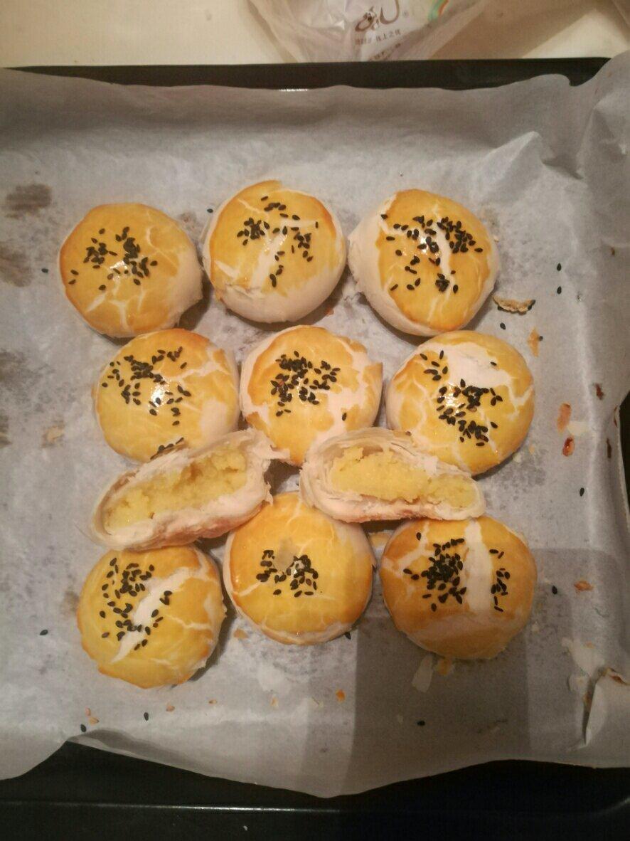 酥到掉渣的老婆饼 糯米馅（无需揉出膜）