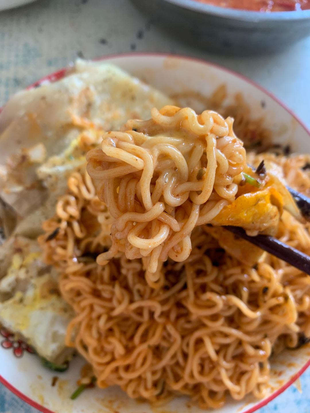 火鸡面芝士烤冷面