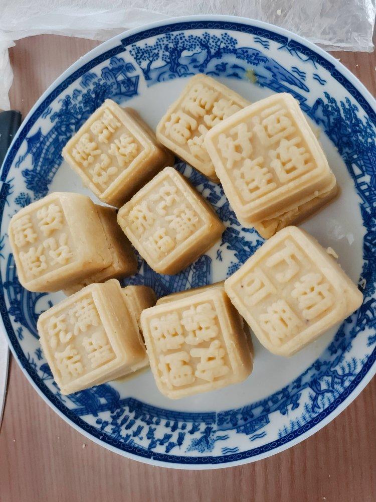 奶香绿豆糕（无豆腥味，超快手不麻烦）