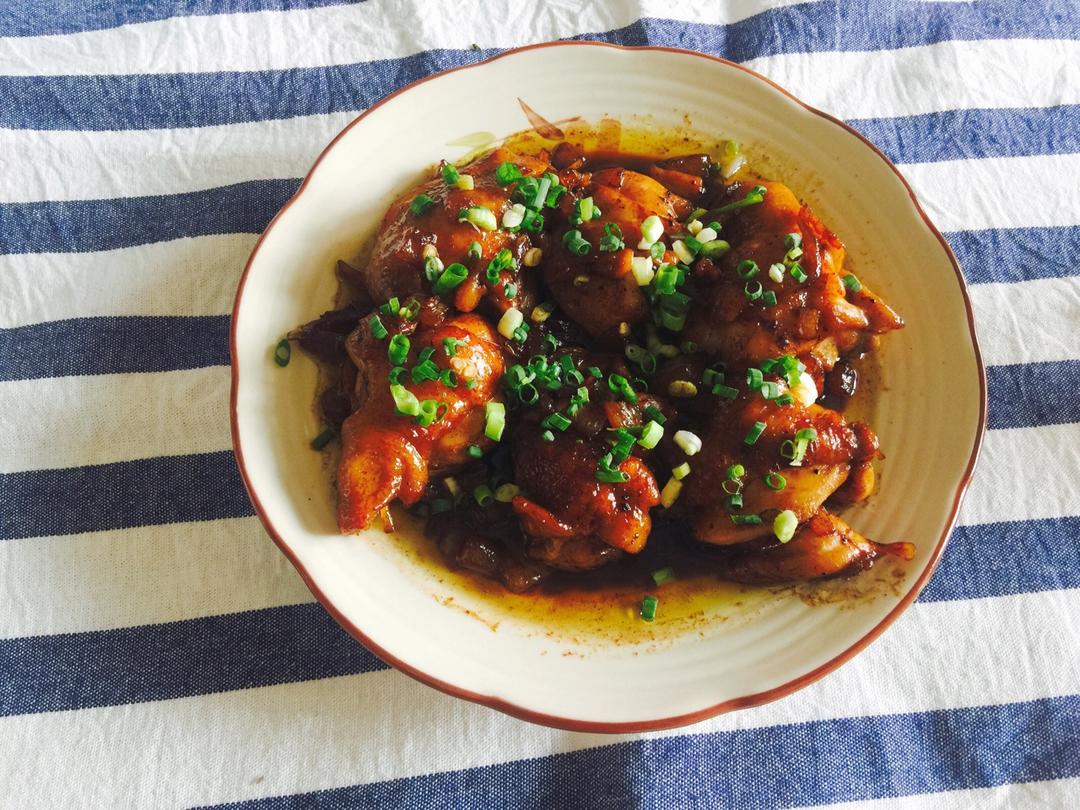 浓香照烧黑椒鸡腿