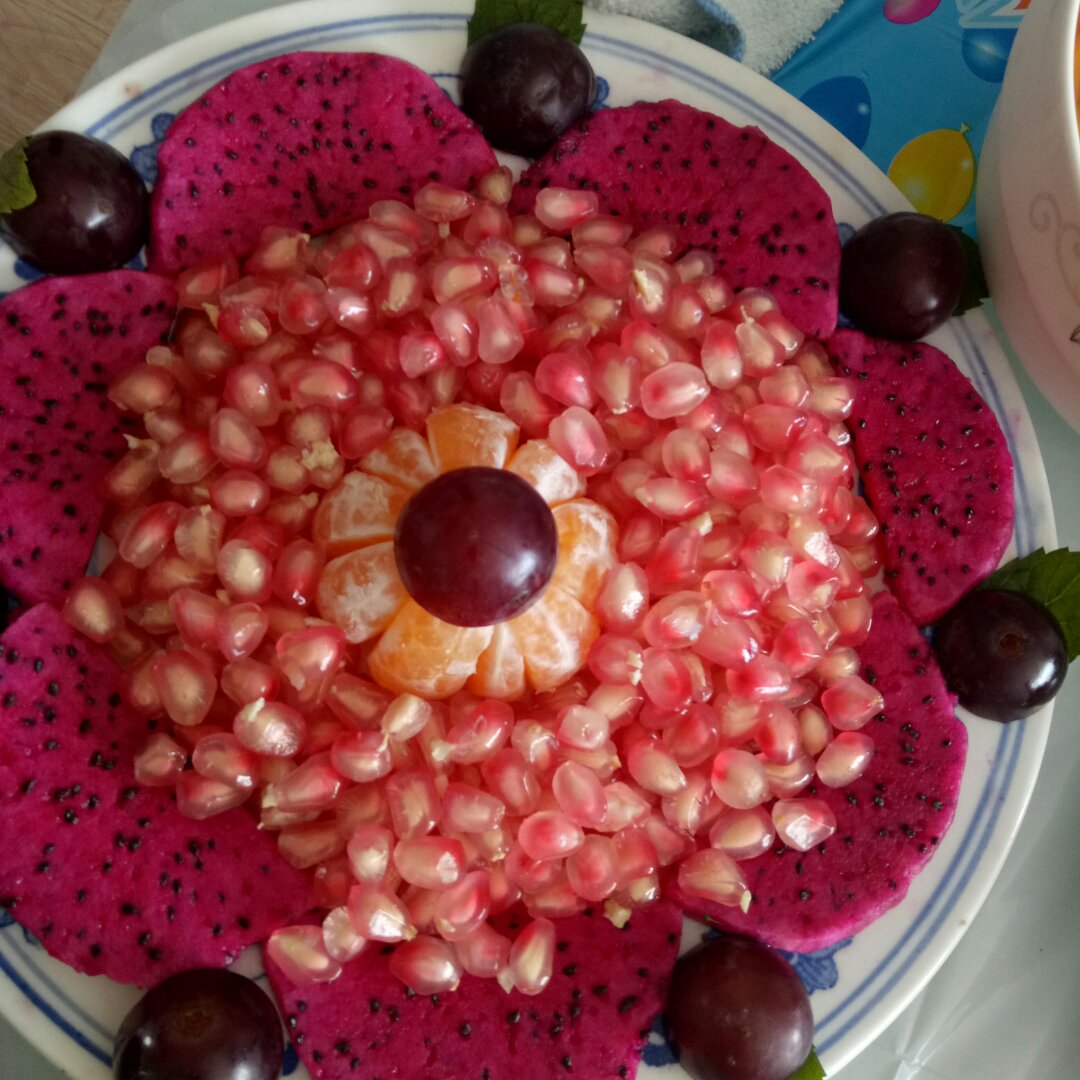 花好月圆 水果拼盘