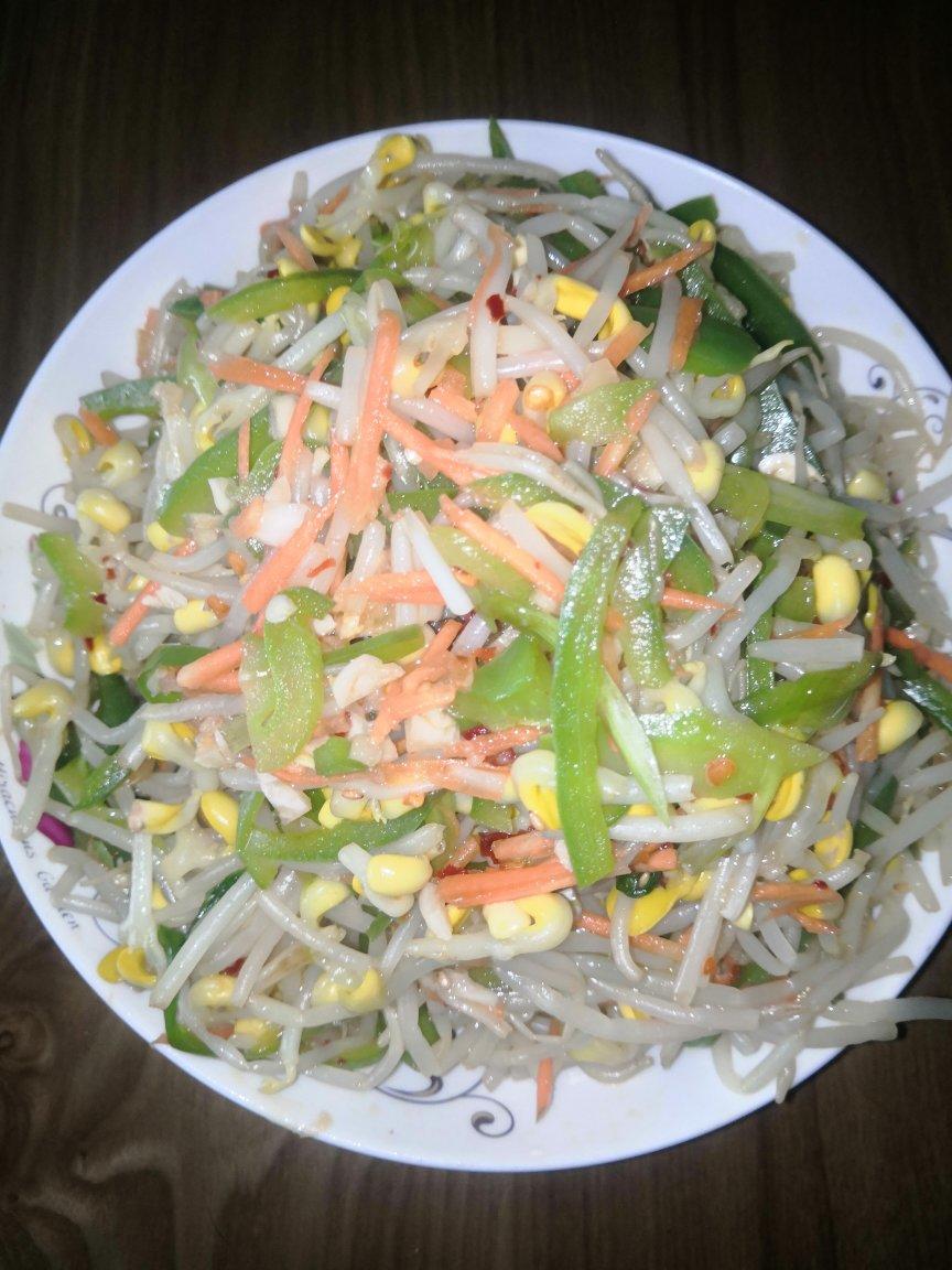 超爽口美味凉拌黄豆芽