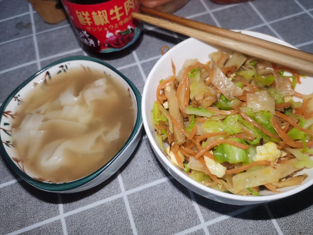 老北京素炒饼(肉炒饼)