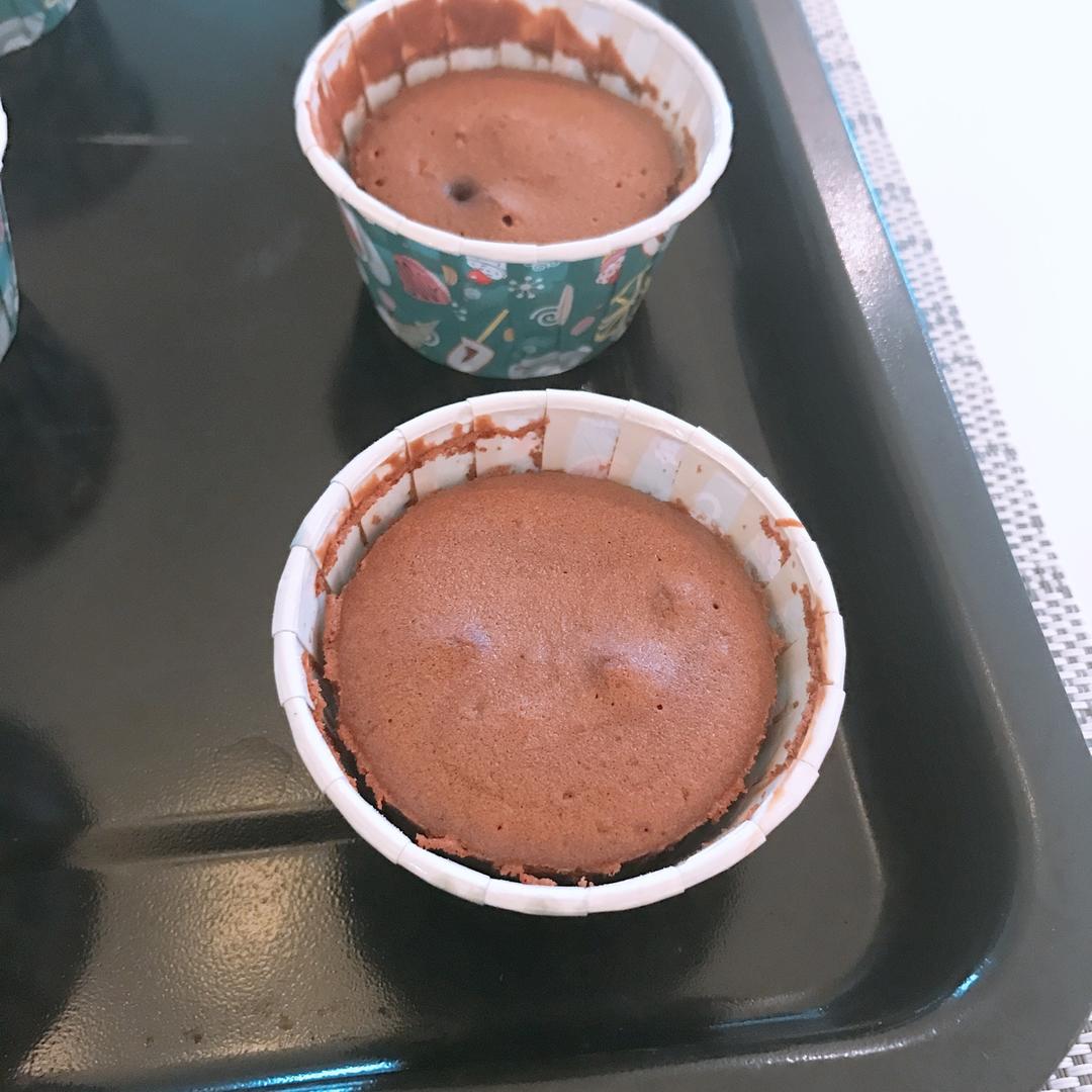 巧克力熔岩蛋糕(全图文超简单)