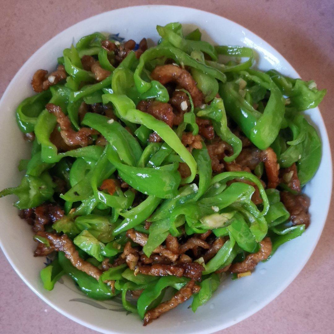 青椒炒肉丝