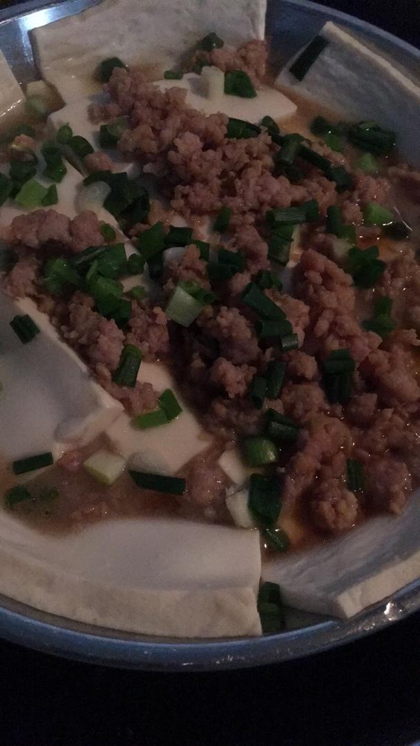 肉末蒸豆腐